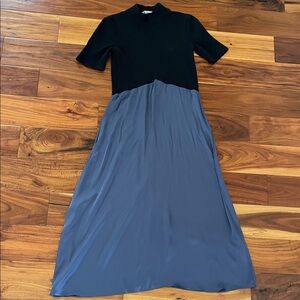 Elegant Black and Gray Women's Dress